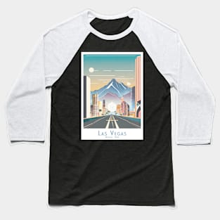 Vintage Las Vegas Skyline Baseball T-Shirt